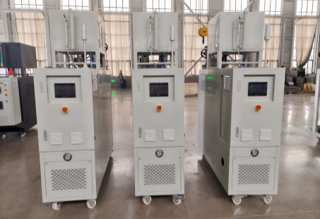 HEOT-75-50 Oil Mold Temperature Controllers Ready for Final Assembly