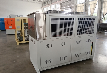 75kW Air Cooled Chiller Completed for Outdoor Powder Coating Application